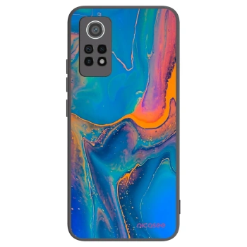 Picasee Xiaomi Redmi Note 12 Pro 4G Hülle - Schwarzes Silikon - Rainbow