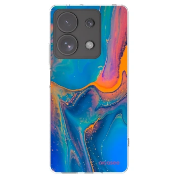 Picasee Xiaomi Redmi Note 13 Pro 4G Hülle - Transparentes Silikon - Rainbow