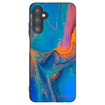 Picasee Samsung Galaxy A05s A057G Hülle - Schwarzes Silikon - Rainbow