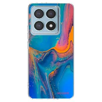 Picasee Xiaomi 14T Pro Hülle - Transparentes Silikon - Rainbow