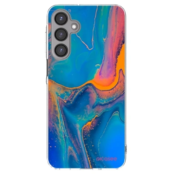 Picasee Samsung Galaxy A16 5G Hülle - Transparentes Silikon - Rainbow