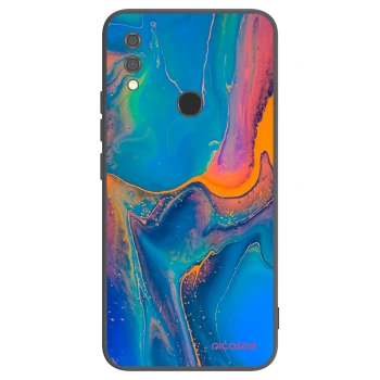 Picasee Xiaomi Redmi Note 7 Hülle - Schwarzes Silikon - Rainbow