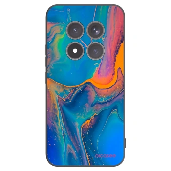 Picasee Xiaomi Redmi Note 15 Pro+ Hülle - Schwarzes Silikon - Rainbow