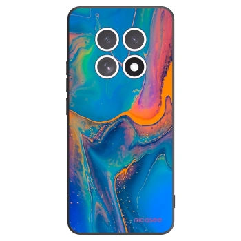 Picasee Xiaomi Redmi Note 15 Hülle - Schwarzes Silikon - Rainbow