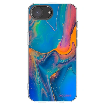Picasee Apple iPhone 17e Hülle - Transparentes Silikon - Rainbow