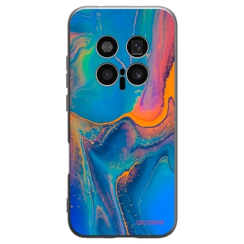 Picasee Honor Magic8 Pro 5G Hülle - Schwarzes Silikon - Rainbow