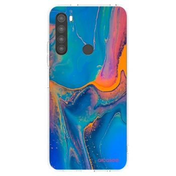 Picasee Xiaomi Redmi Note 8 Hülle - Transparentes Silikon - Rainbow