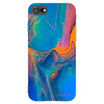 Picasee Apple iPhone SE 2020 Hülle - Transparentes Silikon - Rainbow