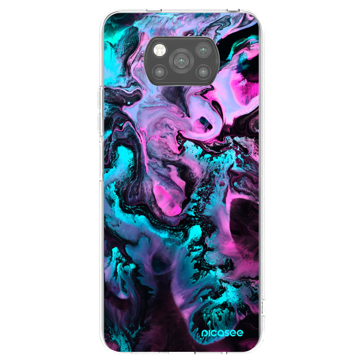 Picasee Xiaomi Poco X3 Hülle - Schwarzes Silikon - Lean
