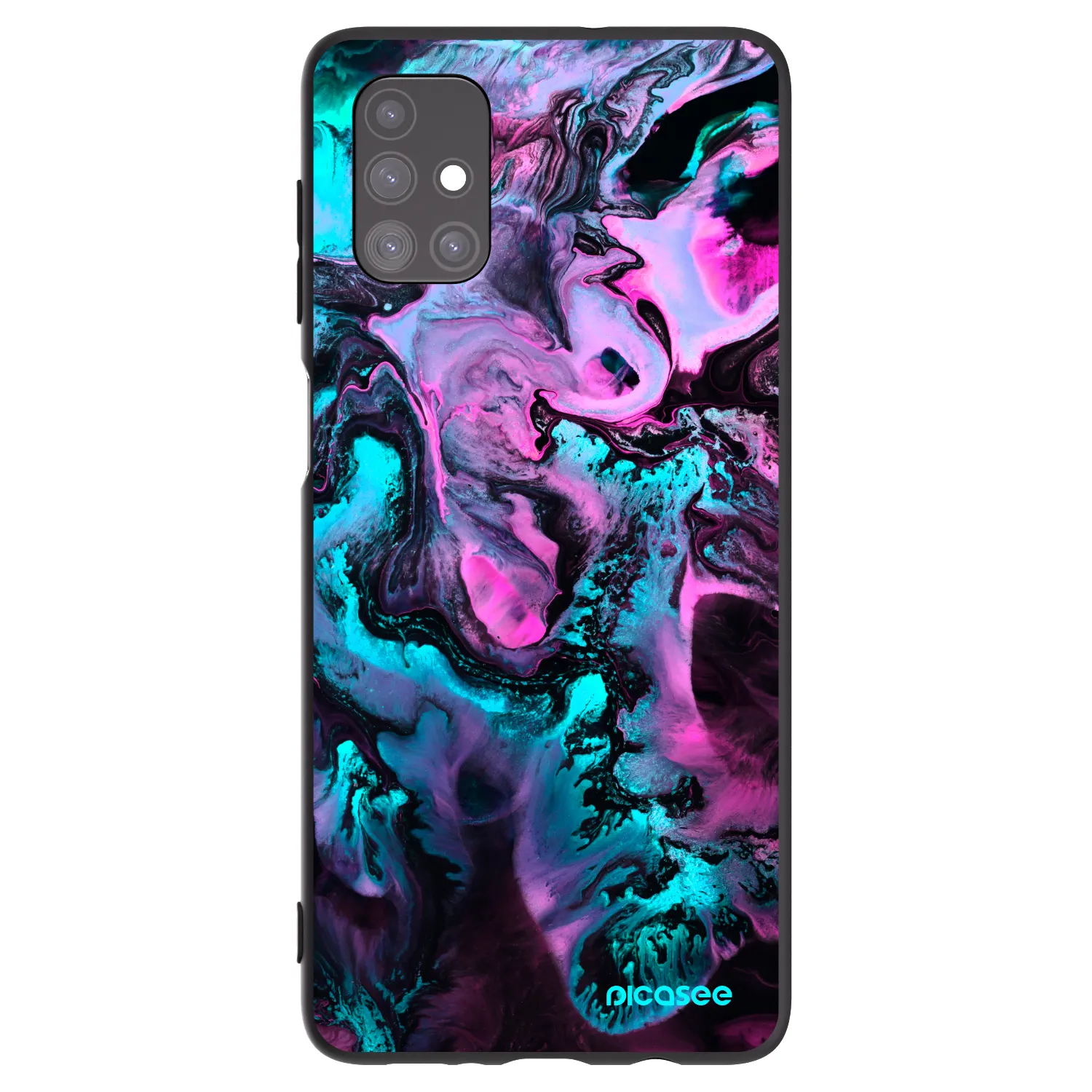 Picasee Samsung Galaxy M51 M515F Hülle - Schwarzes Silikon - Lean