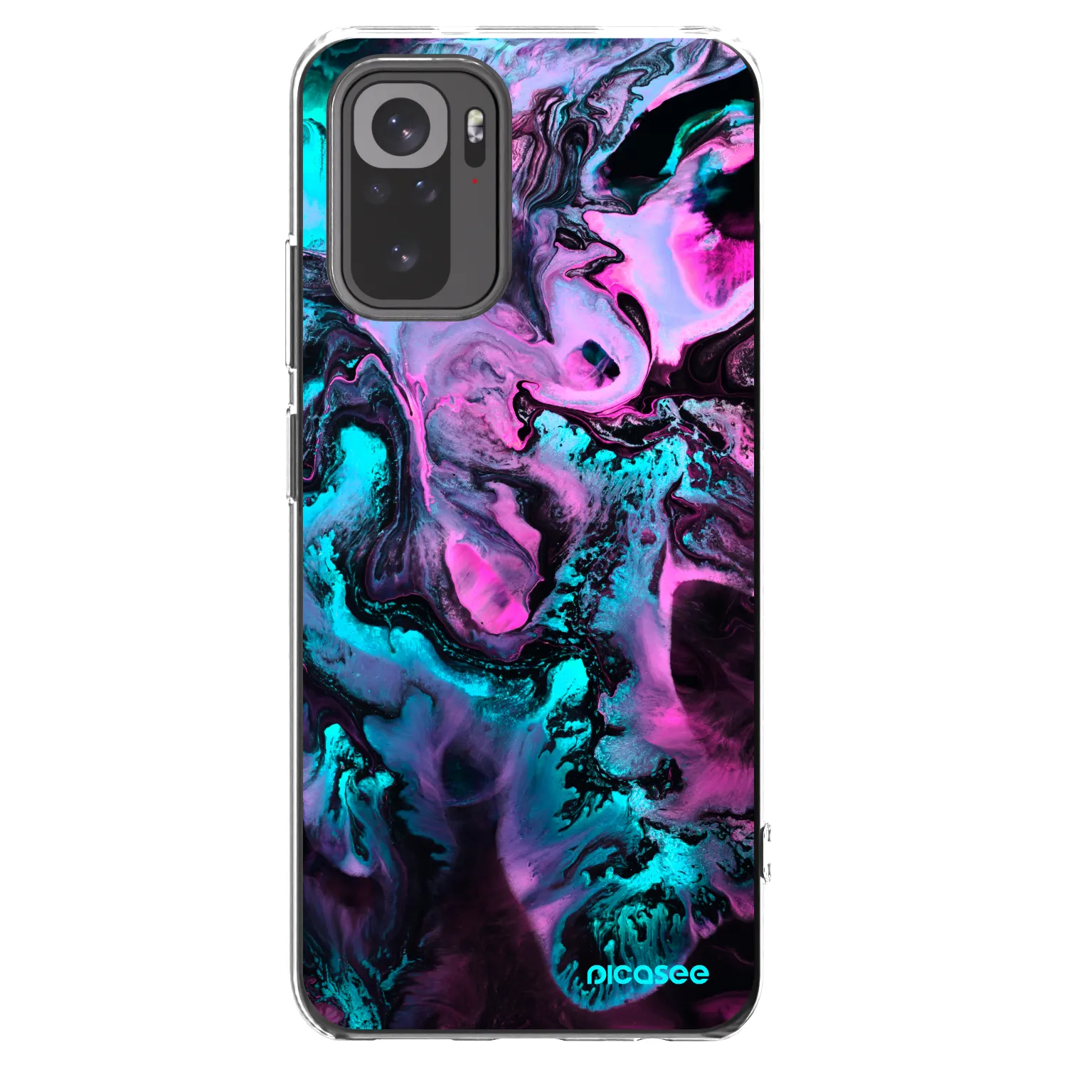 Picasee Xiaomi Redmi Note 10 Hülle - Transparentes Silikon - Lean