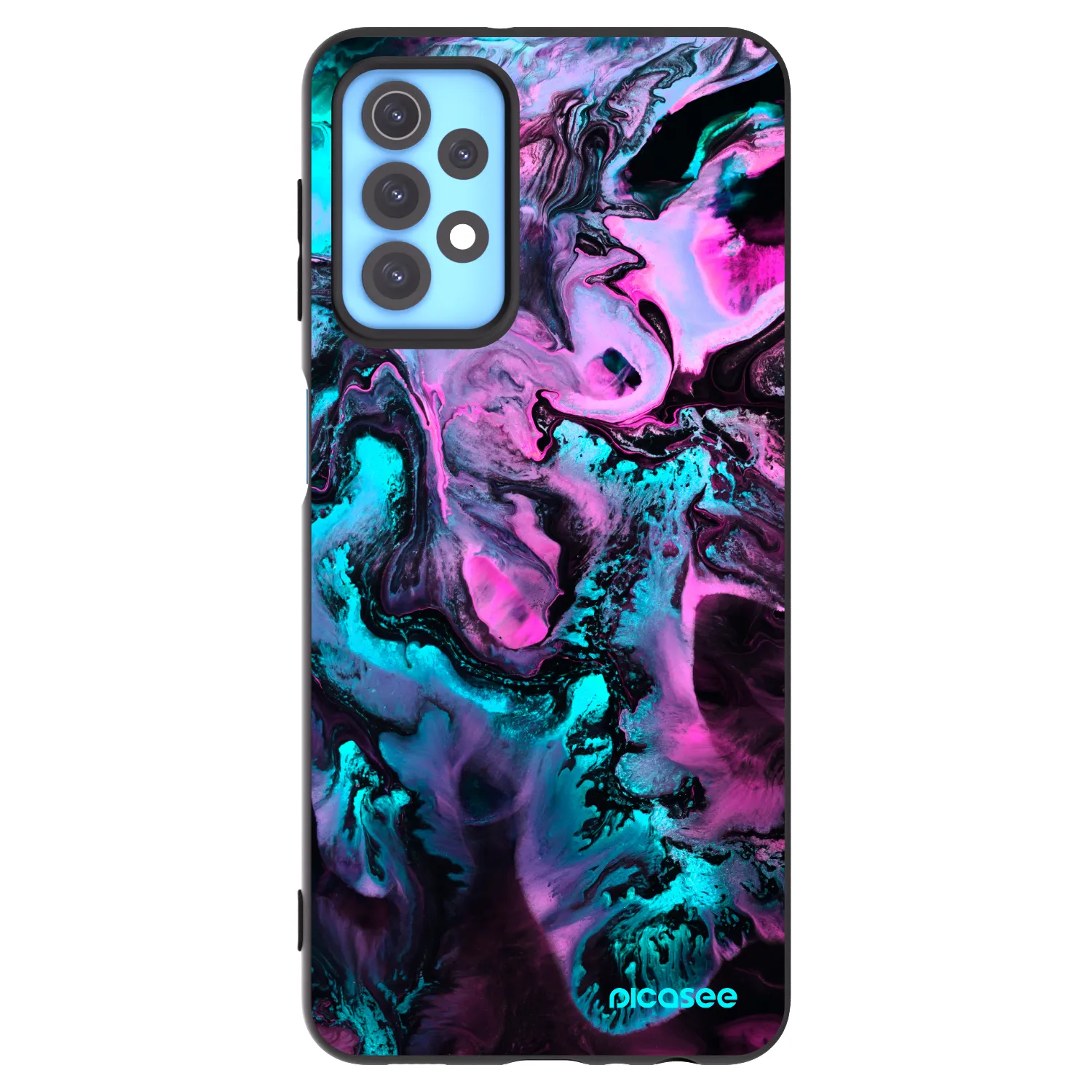 Picasee Samsung Galaxy A32 4G SM-A325F Hülle - Schwarzes Silikon - Lean