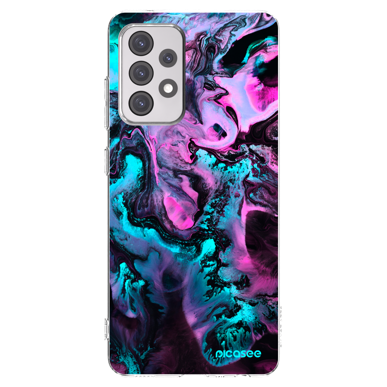 Picasee Samsung Galaxy A52s 5G A528B Hülle - Transparentes Silikon - Lean