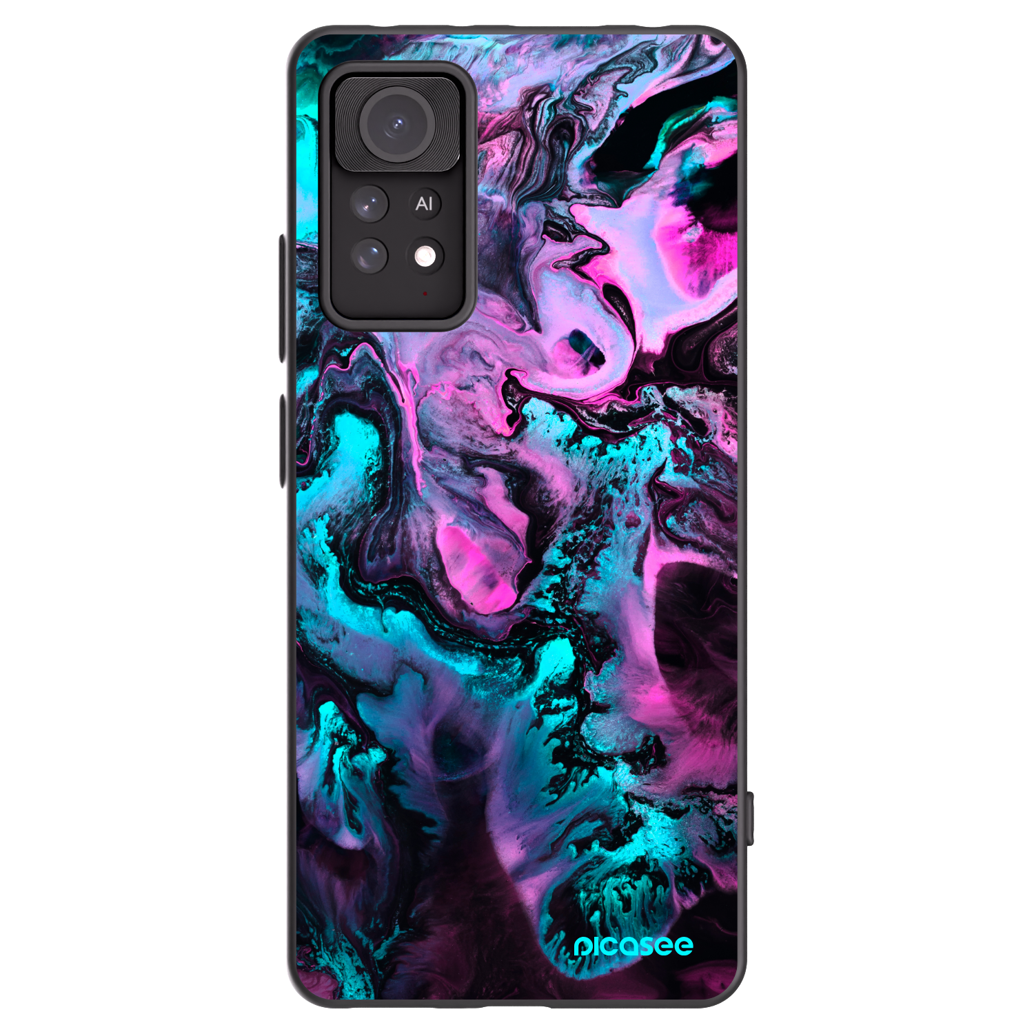 Picasee Xiaomi Redmi Note 11 Pro 5G Hülle - Schwarzes Silikon - Lean