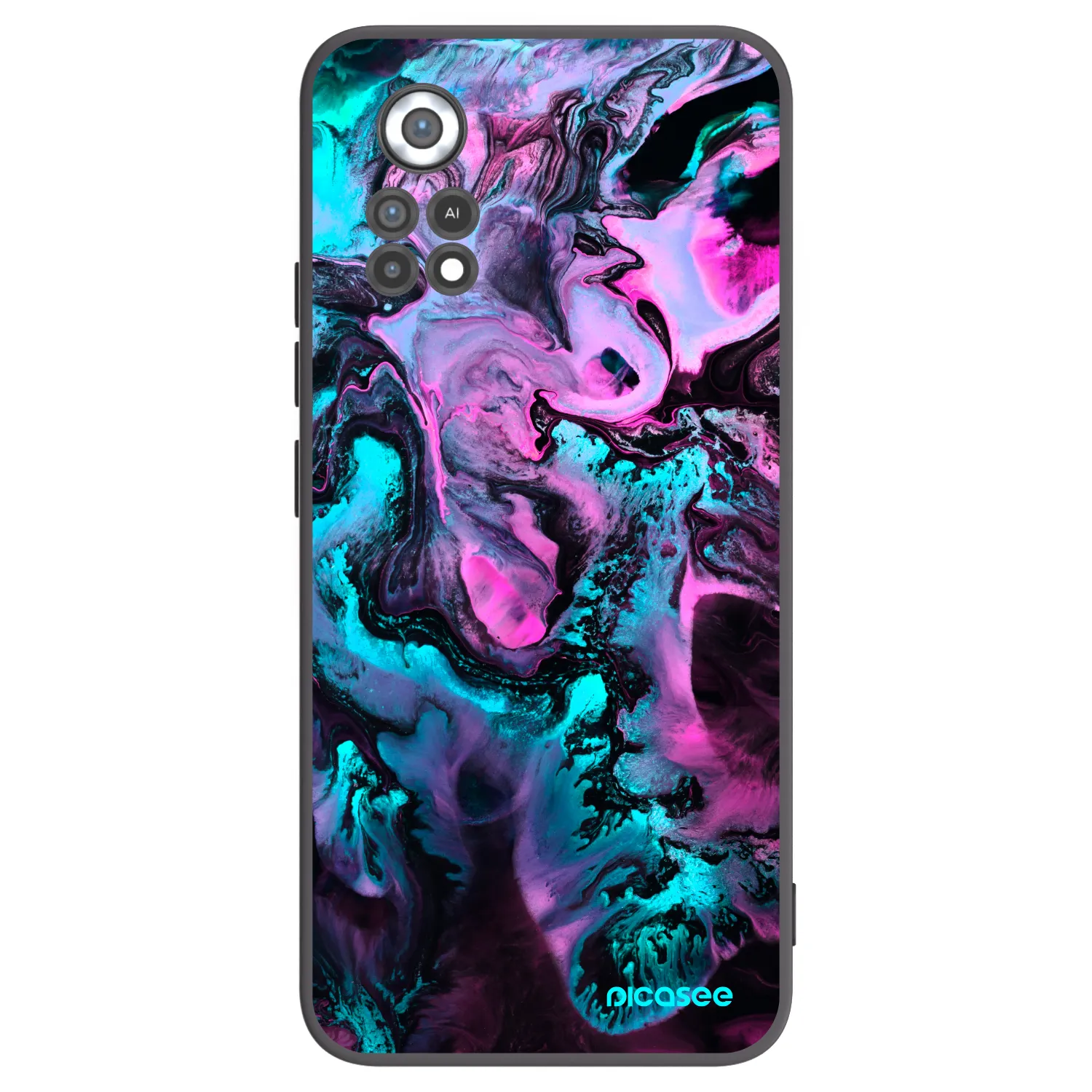 Picasee Xiaomi Poco X4 Pro 5G Hülle - Schwarzes Silikon - Lean