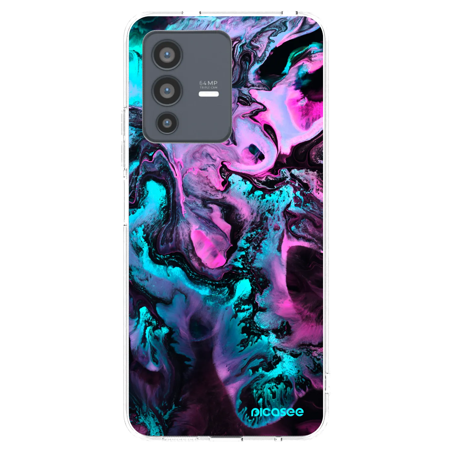 Picasee Vivo V23 5G Hülle - Transparentes Silikon - Lean