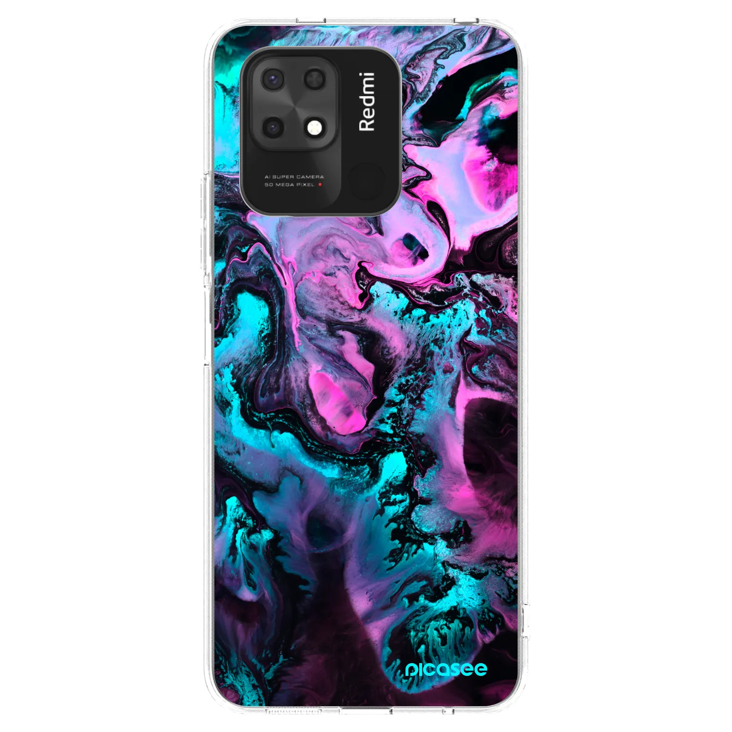 Picasee Xiaomi Redmi 10C Hülle - Transparentes Silikon - Lean