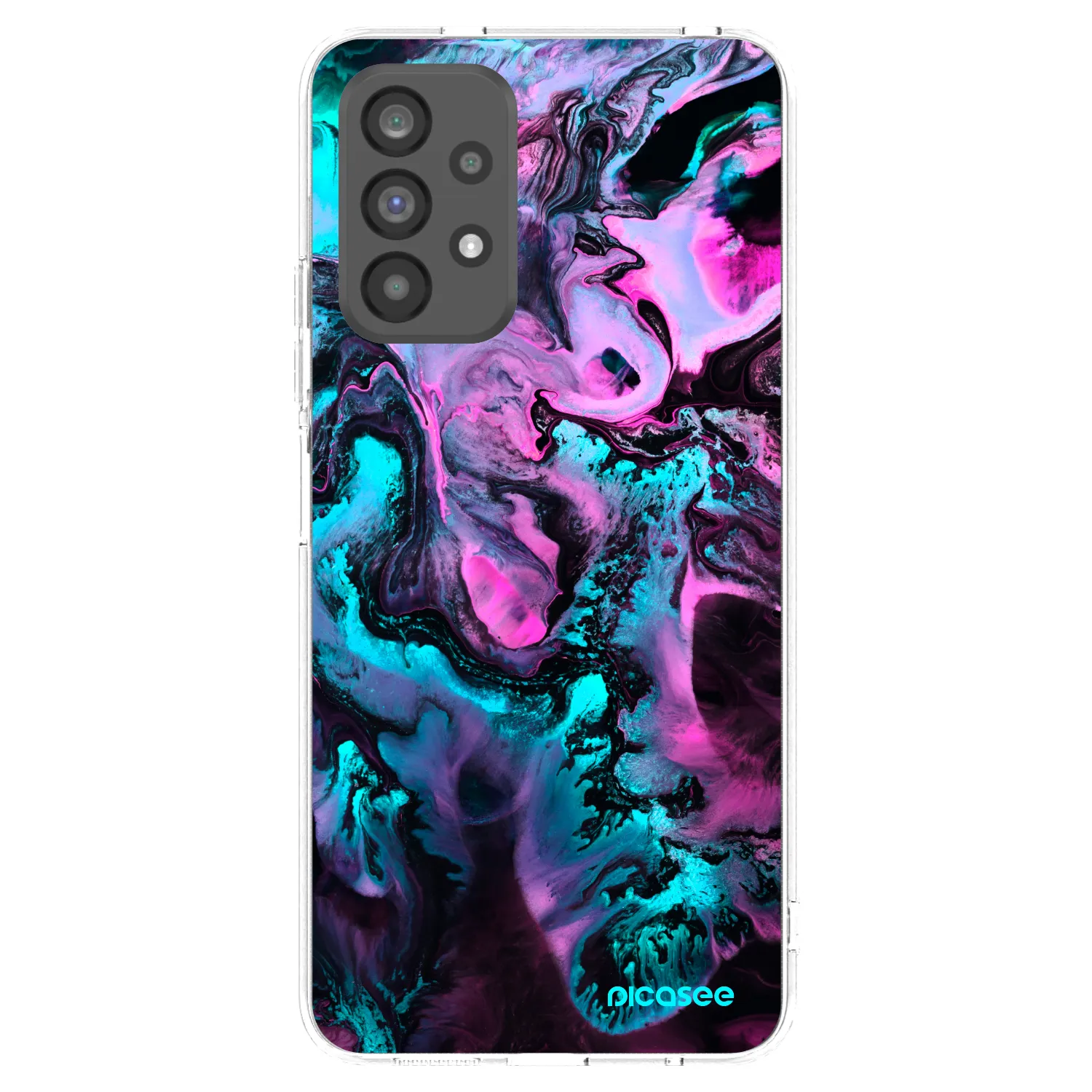 Picasee Samsung Galaxy A73 5G Hülle - Transparentes Silikon - Lean