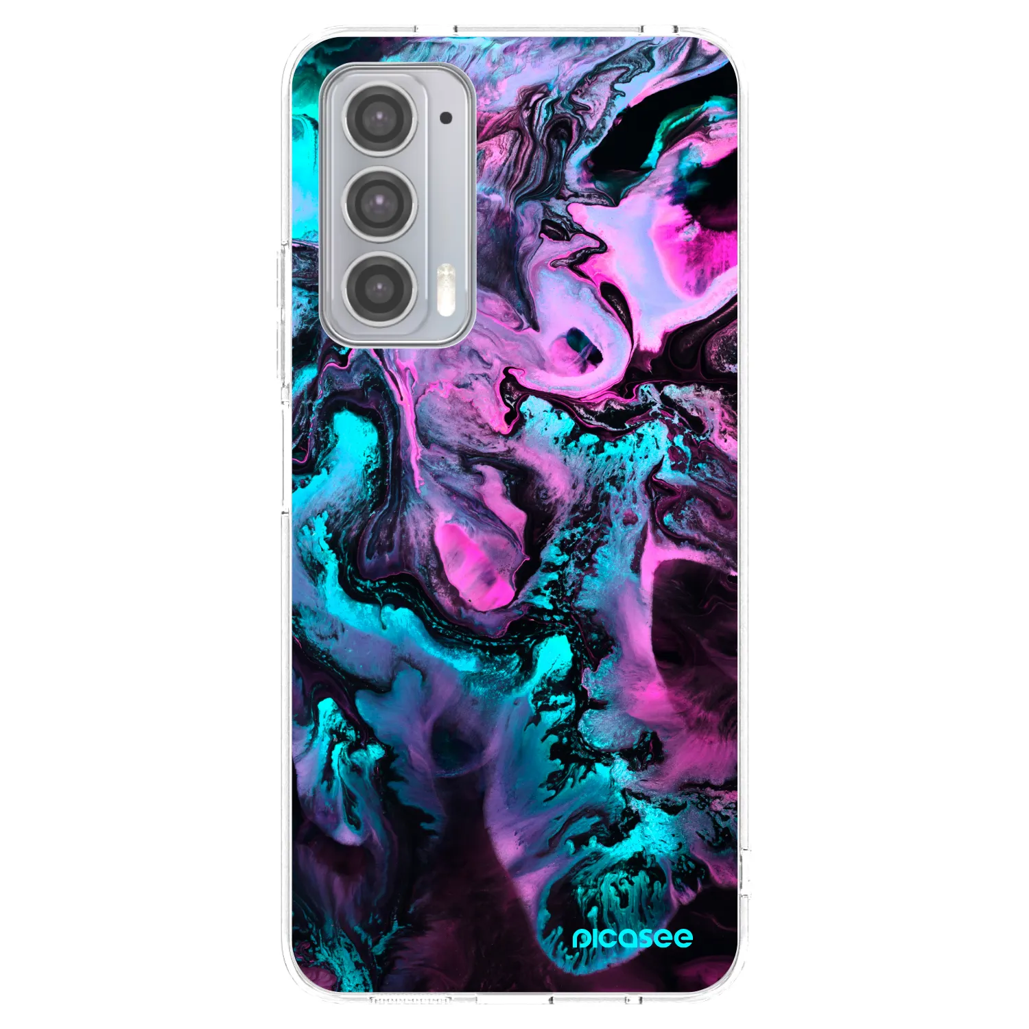 Picasee Motorola Edge 20 Hülle - Transparentes Silikon - Lean