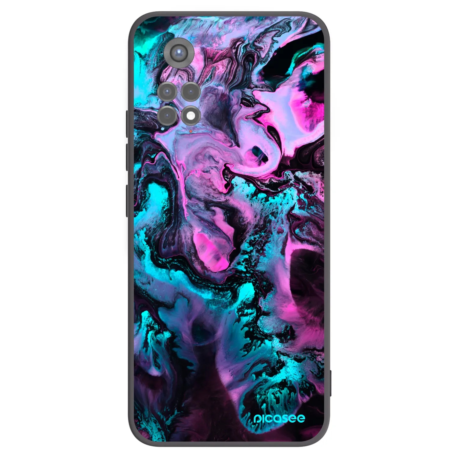 Picasee Xiaomi Redmi Note 11S 5G Hülle - Schwarzes Silikon - Lean