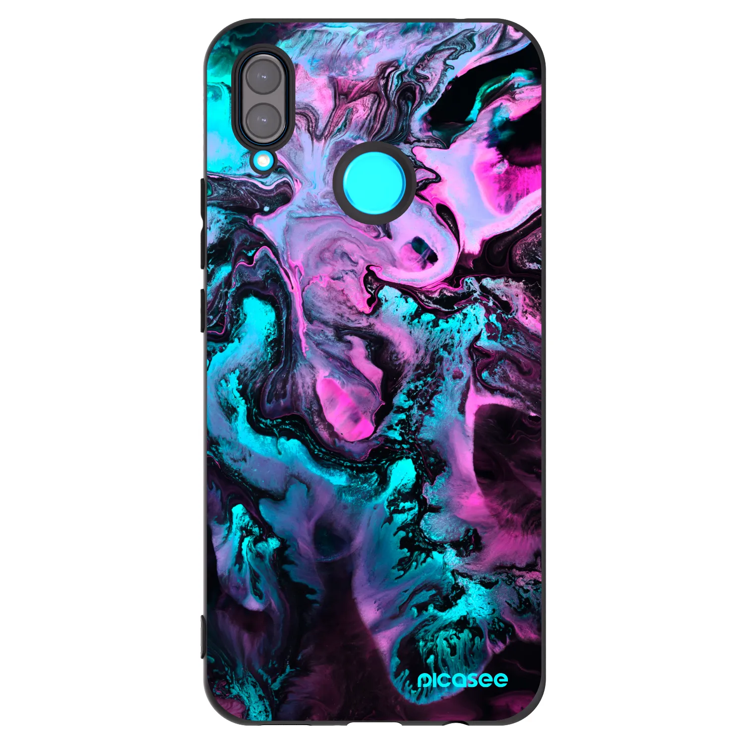 Picasee Huawei Nova 3 Hülle - Schwarzes Silikon - Lean