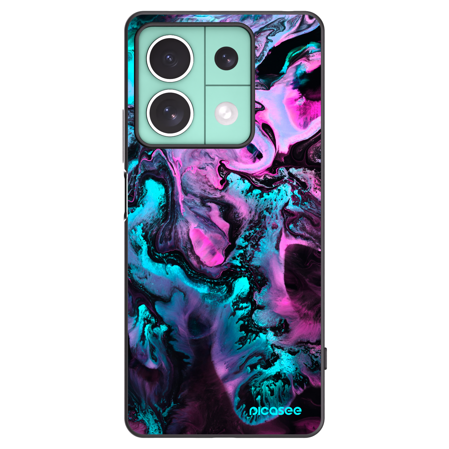 Picasee Xiaomi Redmi Note 13 5G Hülle - Schwarzes Silikon - Lean