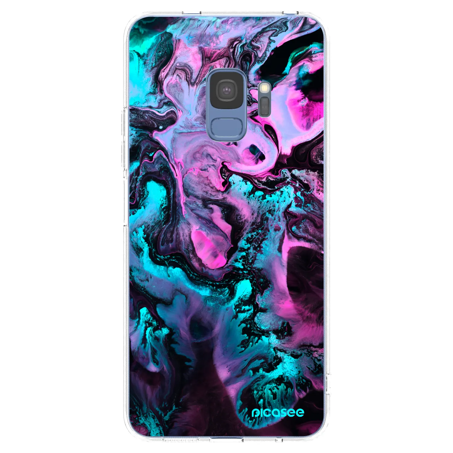 Picasee Samsung Galaxy S9 G960F Hülle - Transparentes Silikon - Lean