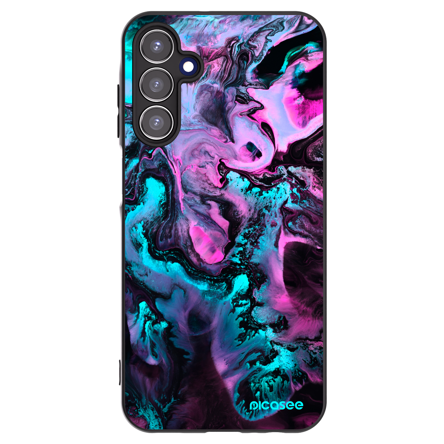 Picasee Samsung Galaxy A15 A156B 5G Hülle - Schwarzes Silikon - Lean