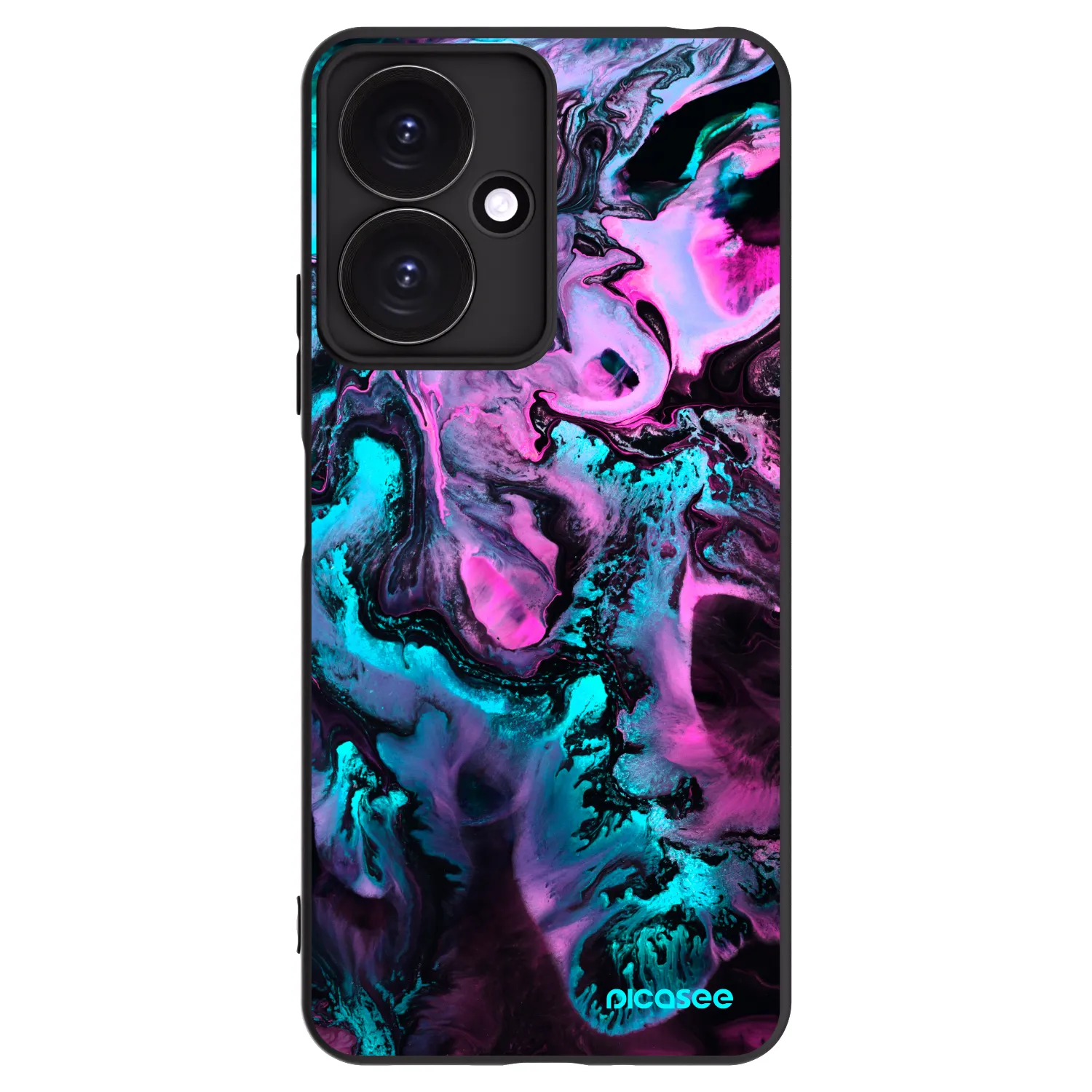 Picasee Xiaomi Redmi 13C 5G Hülle - Schwarzes Silikon - Lean
