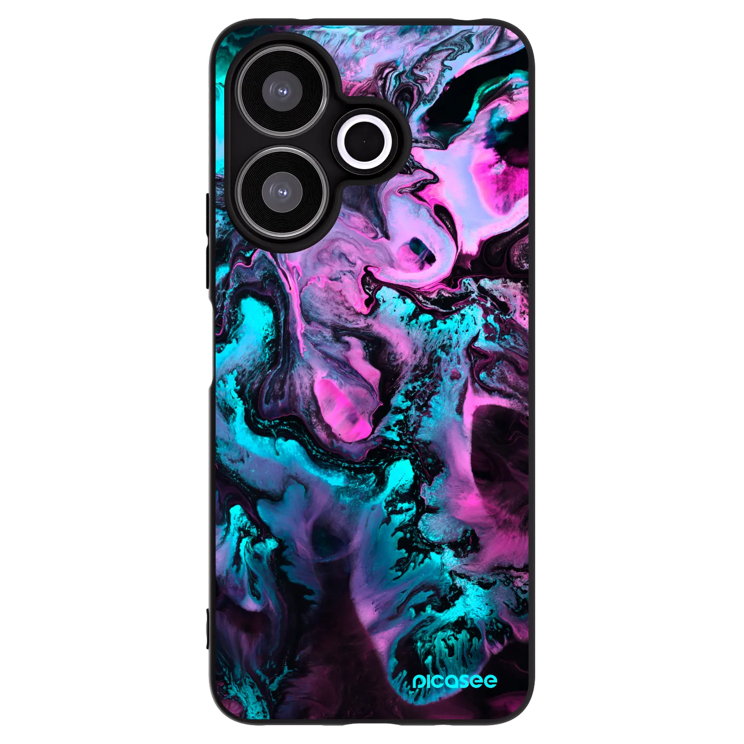 Picasee Xiaomi Redmi 13 4G Hülle - Schwarzes Silikon - Lean