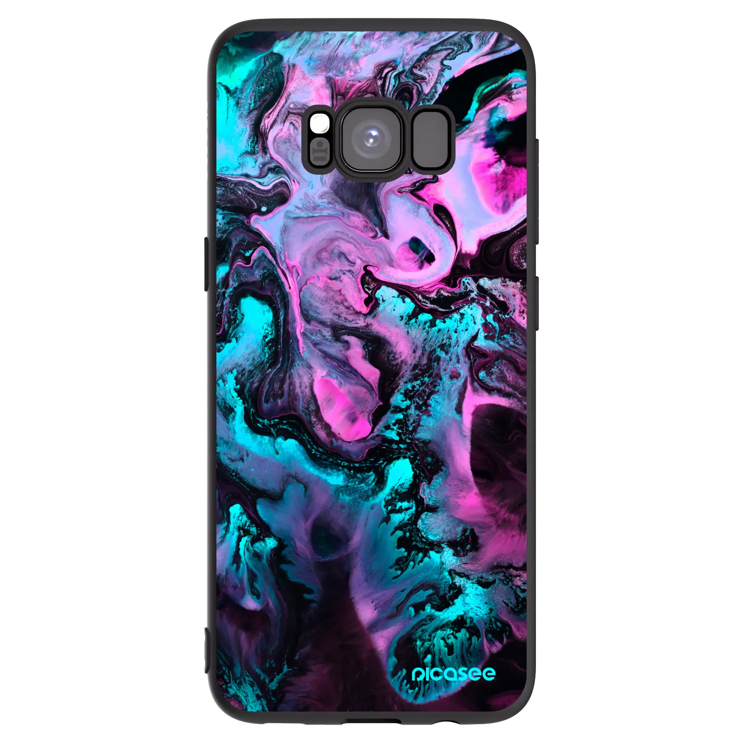 Picasee Samsung Galaxy S8 G950F Hülle - Schwarzes Silikon - Lean