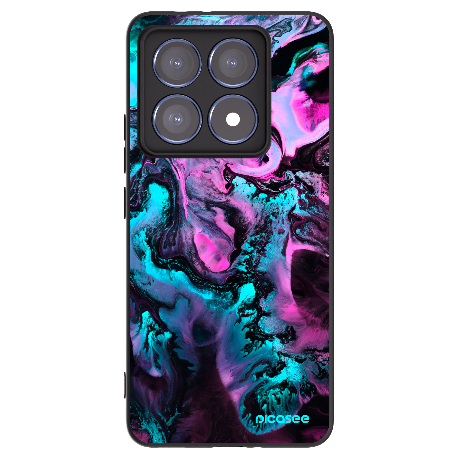 Picasee Xiaomi 14T Pro Hülle - Schwarzes Silikon - Lean