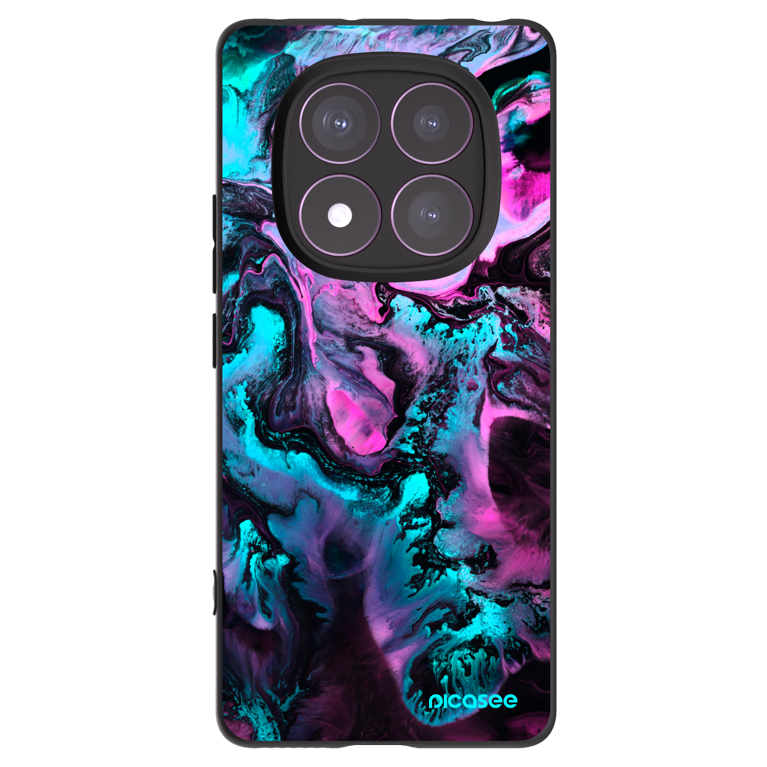 Picasee Xiaomi Redmi Note 14 Pro 4G Hülle - Schwarzes Silikon - Lean