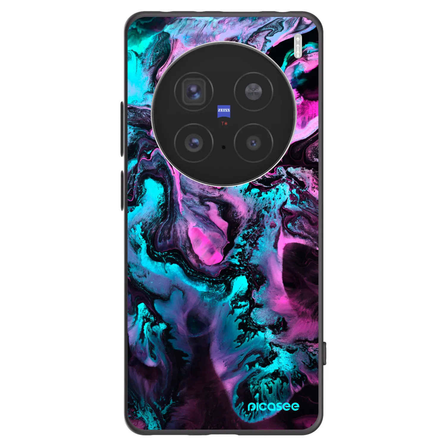 Picasee Vivo X200 Pro Hülle - Schwarzes Silikon - Lean