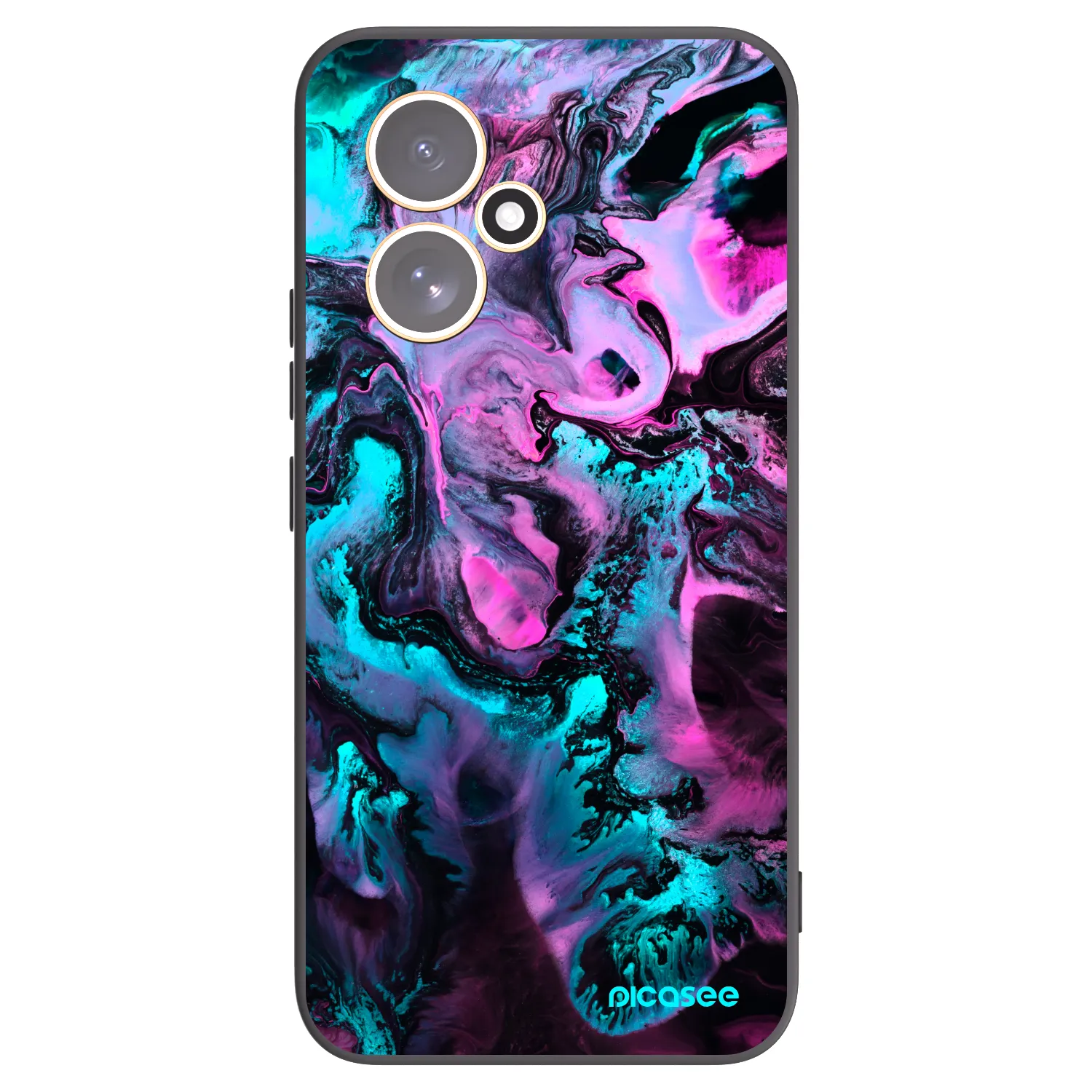 Picasee Honor 400 5G Hülle - Schwarzes Silikon - Lean