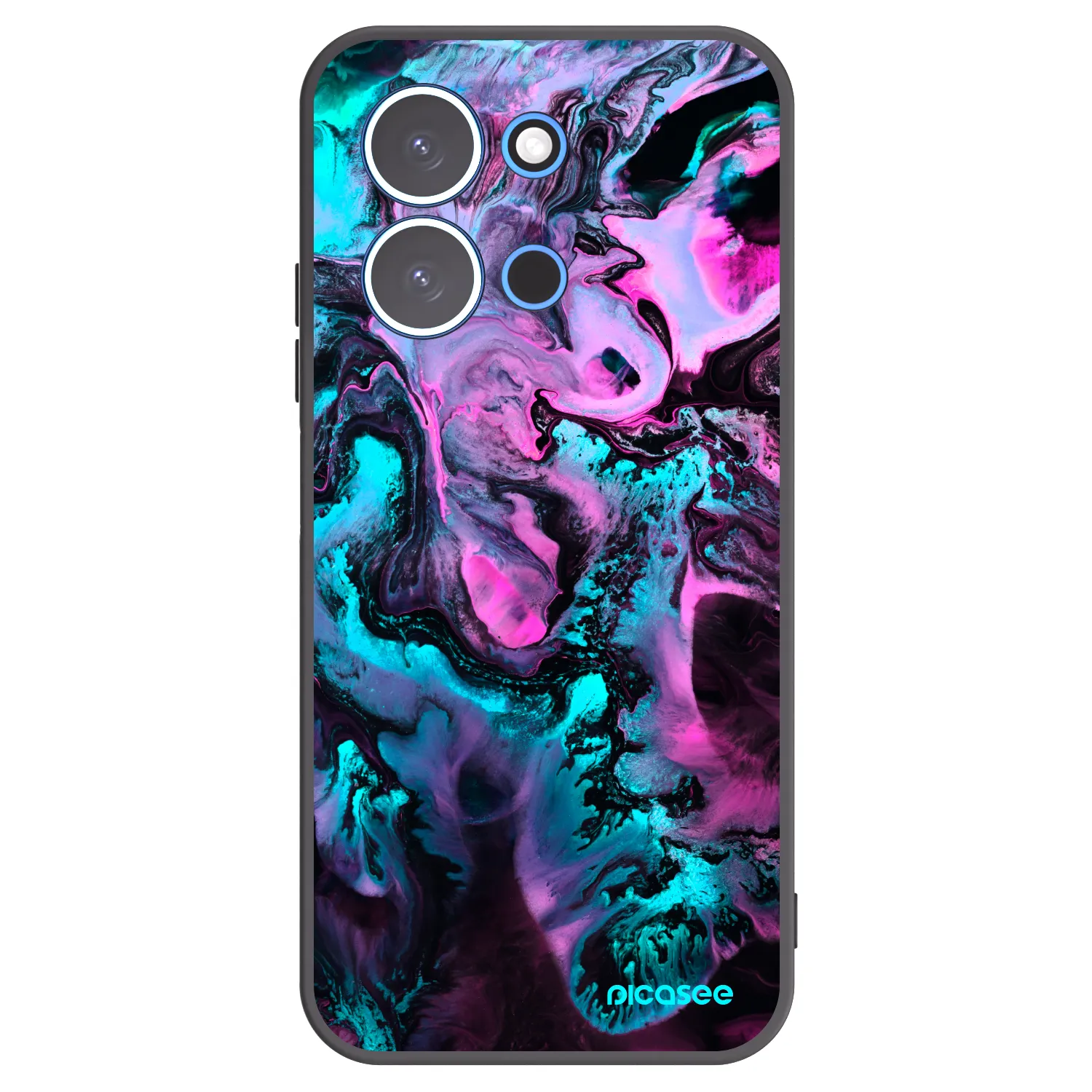 Picasee Xiaomi Redmi 15C 4G Hülle - Schwarzes Silikon - Lean