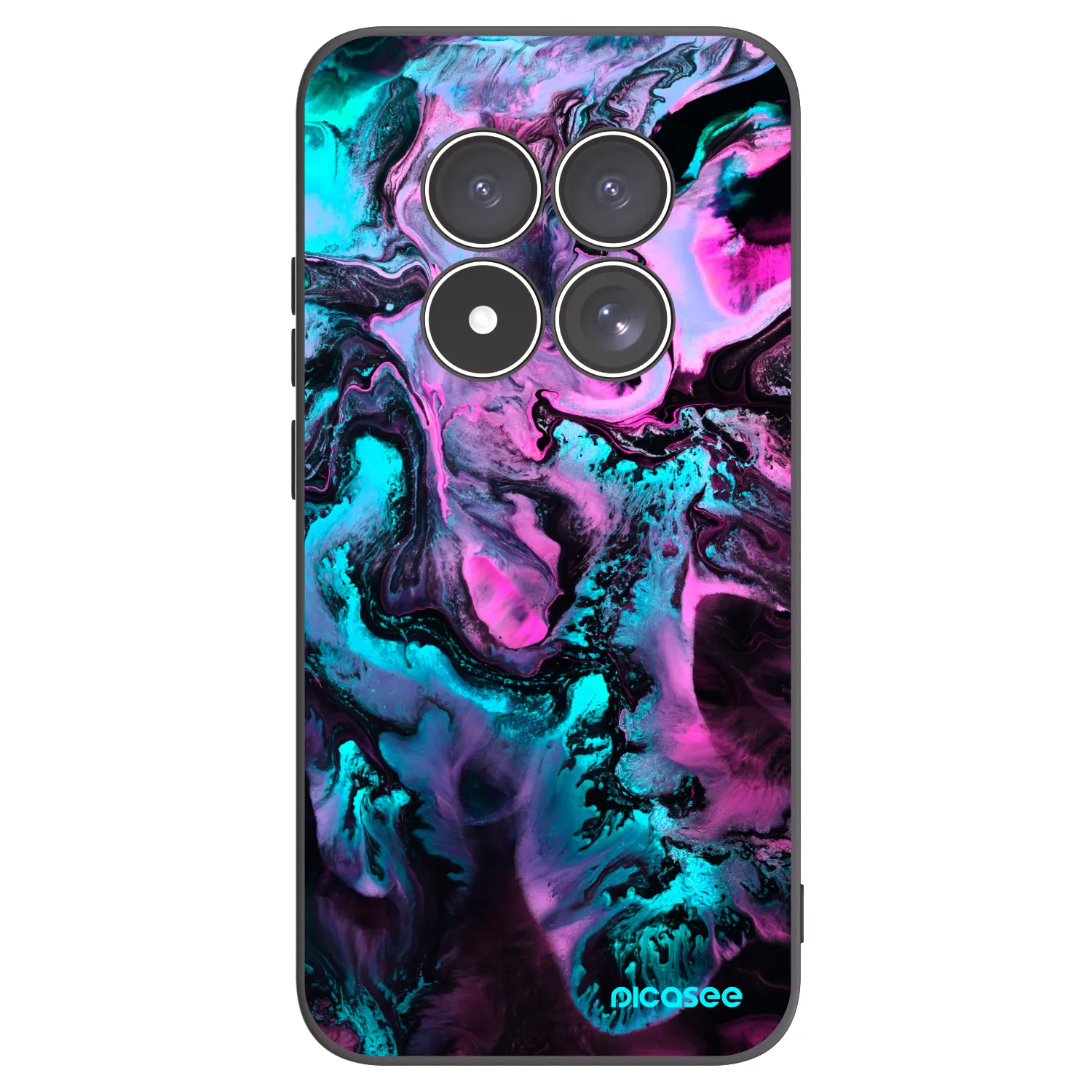 Picasee Xiaomi Redmi Note 15 Pro 4G Hülle - Schwarzes Silikon - Lean