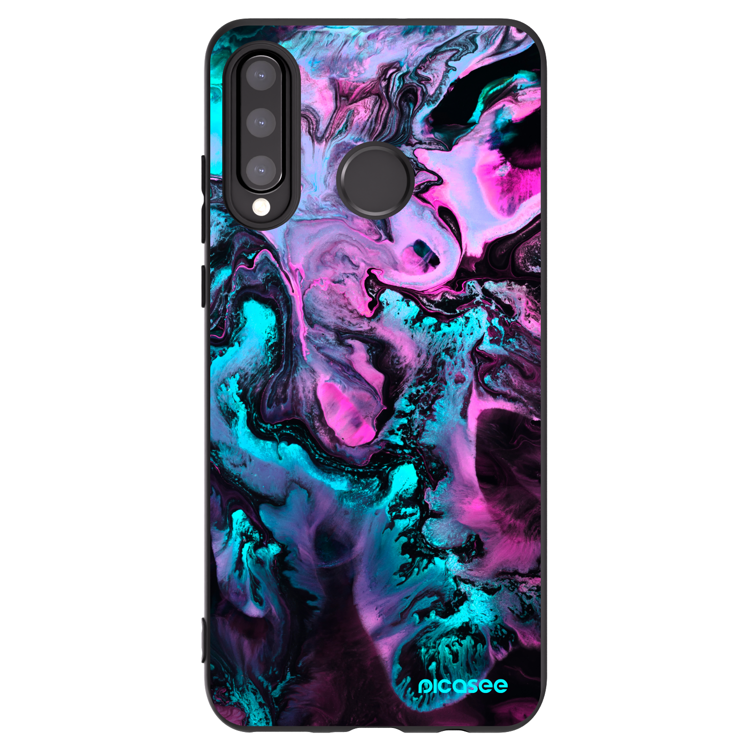 Picasee Huawei P30 Lite Hülle - Schwarzes Silikon - Lean