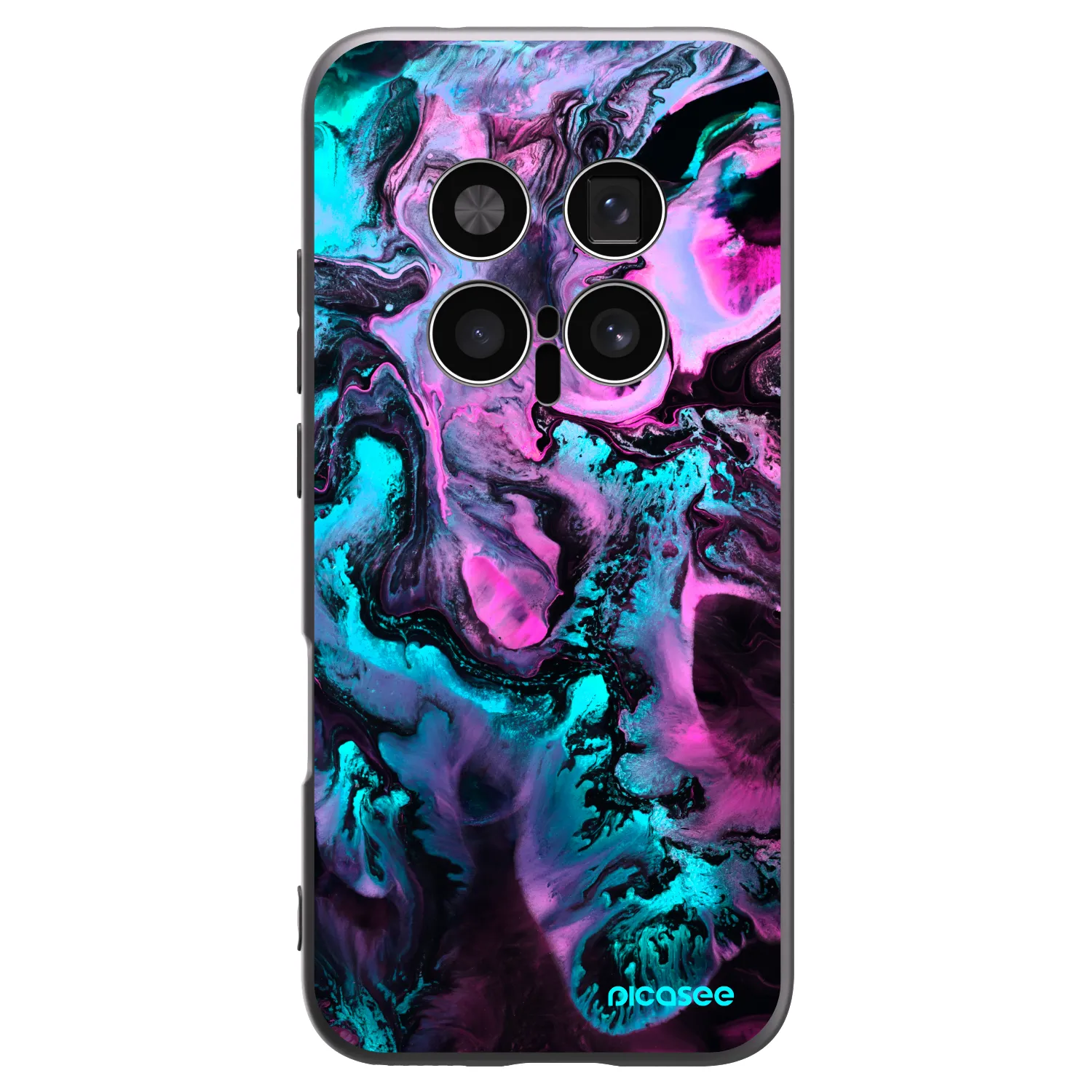 Picasee Honor Magic8 Pro 5G Hülle - Schwarzes Silikon - Lean