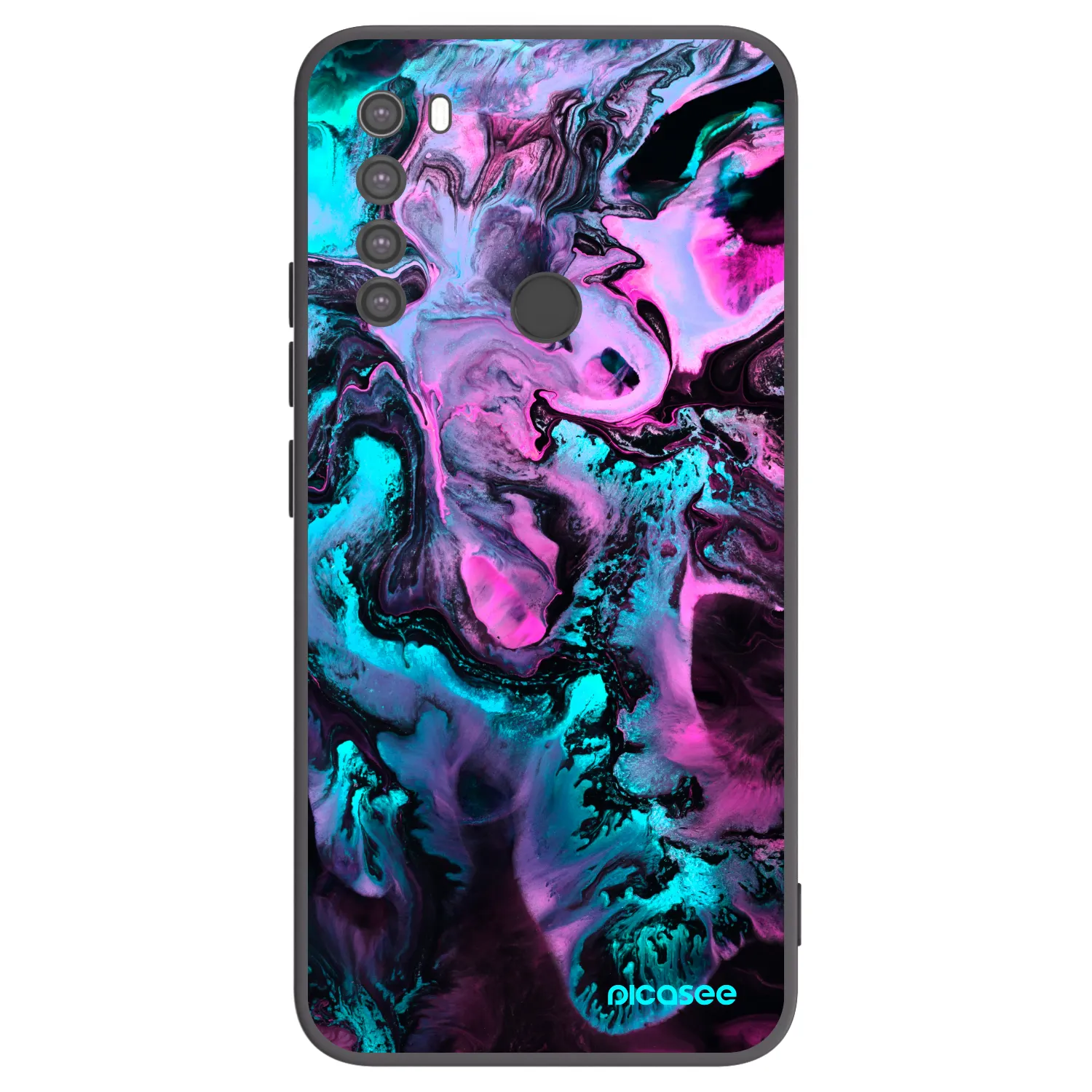 Picasee Xiaomi Redmi Note 8 Hülle - Schwarzes Silikon - Lean