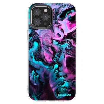 Picasee Apple iPhone 12 Pro Max Hülle - Transparentes Silikon - Lean
