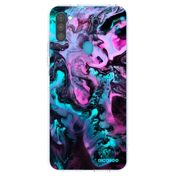 Picasee Samsung Galaxy M11 Hülle - Transparentes Silikon - Lean