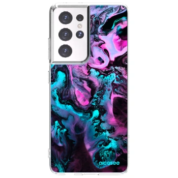 Picasee Samsung Galaxy S21 Ultra 5G G998B Hülle - Transparentes Silikon - Lean