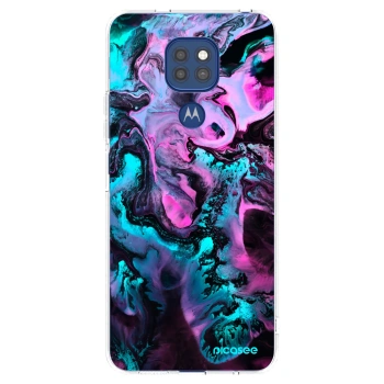 Picasee Motorola Moto G9 Play Hülle - Transparentes Silikon - Lean