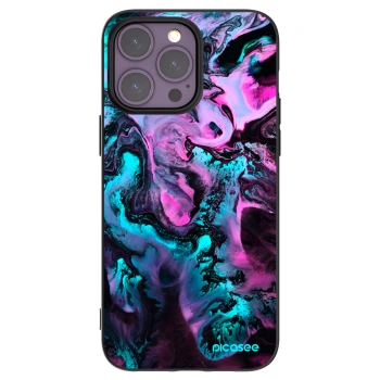 Picasee Apple iPhone 14 Pro Max Hülle - Schwarzes Silikon - Lean