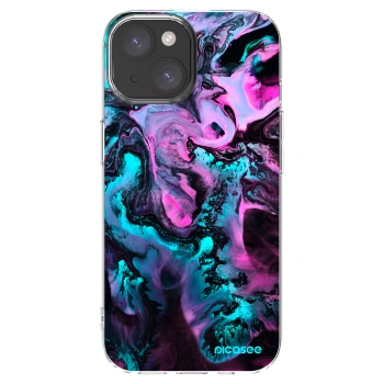 Picasee Apple iPhone 15 Hülle - Transparentes Silikon - Lean