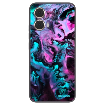 Picasee Motorola Moto G85 Hülle - Schwarzes Silikon - Lean