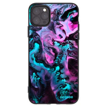 Picasee Apple iPhone 11 Pro Max Hülle - Schwarzes Silikon - Lean