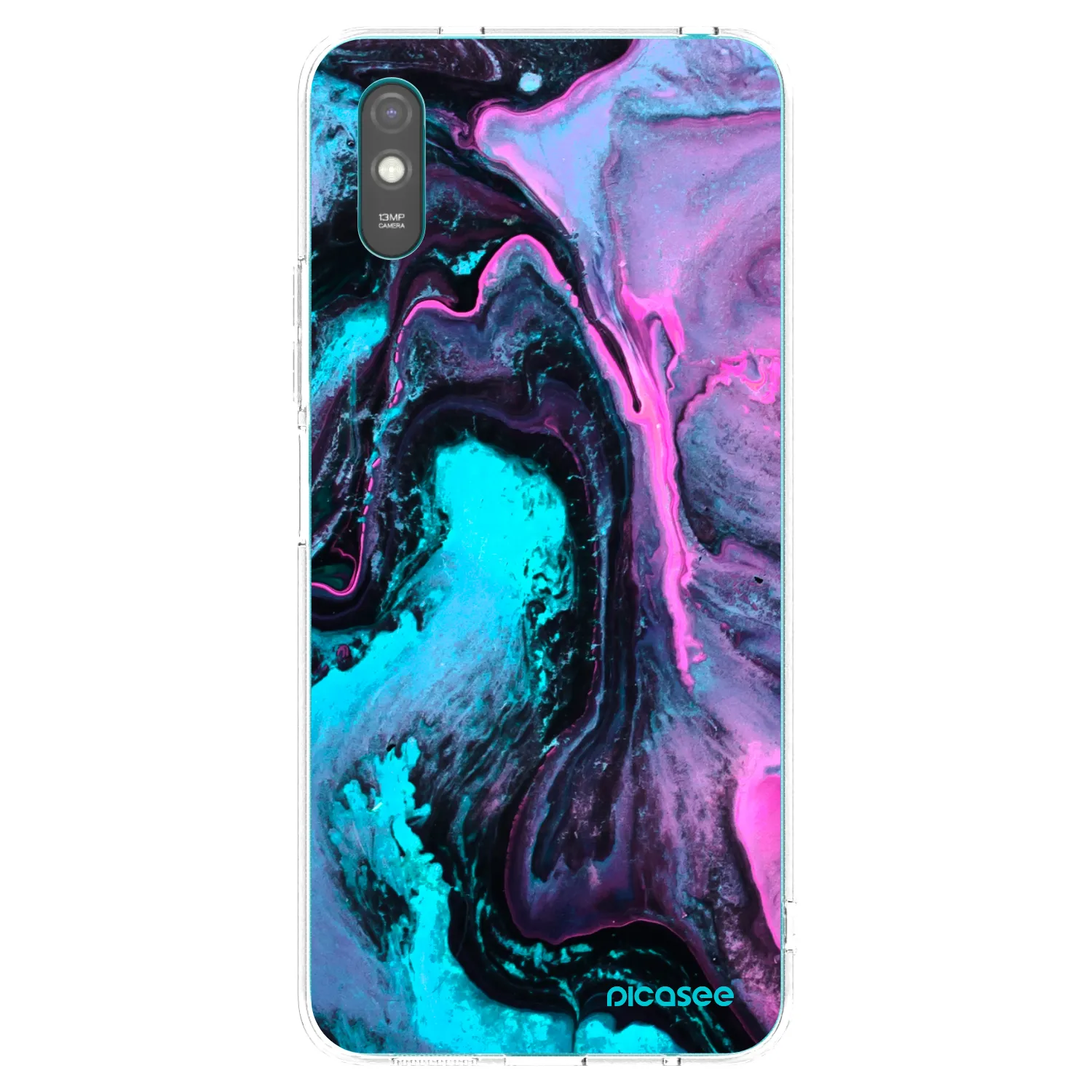 Picasee Xiaomi Redmi 9A Hülle - Transparentes Silikon - Lean 2