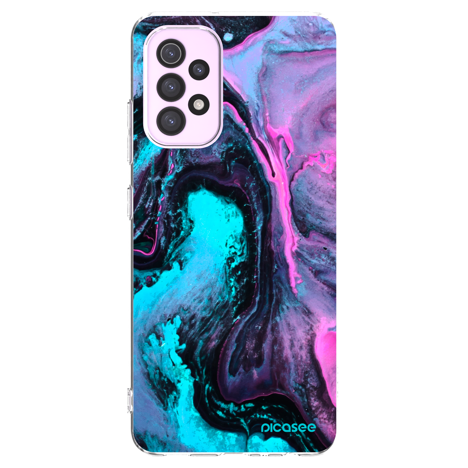 Picasee Samsung Galaxy A32 5G A326B Hülle - Transparentes Silikon - Lean 2